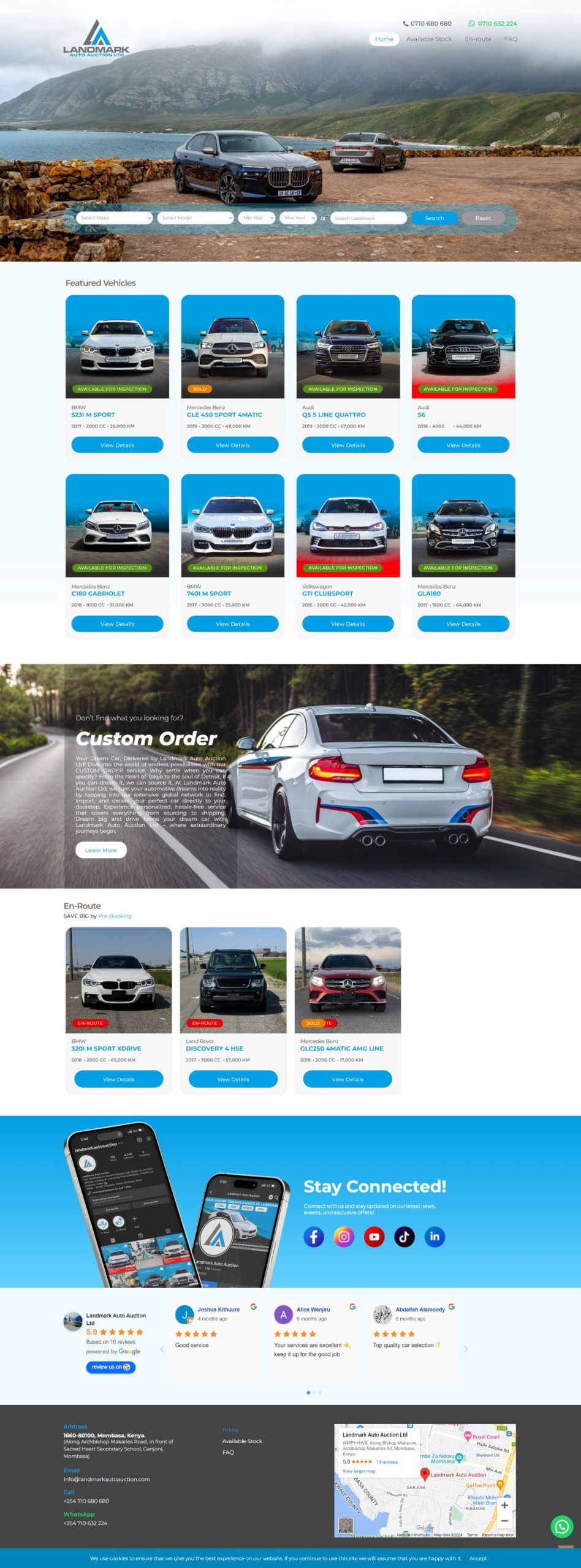 landmarkautoauction_com_website